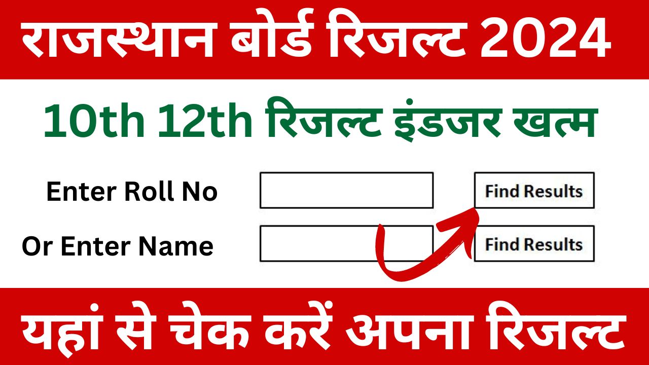 Rajasthan Board 10th 12th Result 2024: राजस्थान बोर्ड 10वीं 12वीं बोर्ड रिजल्ट का इंतजार ख़त्म, इस दिन जारी होगा रिजल्ट