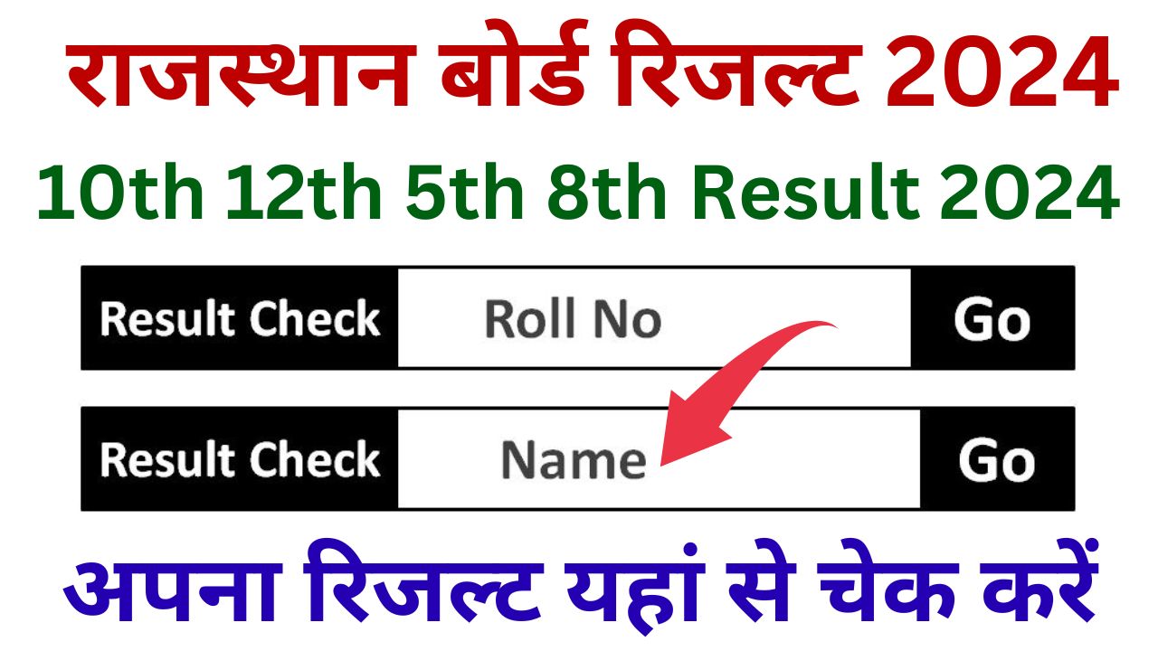 Rajasthan Board Result 2024 10th 12th 5th 8th - राजस्थान बोर्ड रिजल्ट 2024 यहां से चेक करें